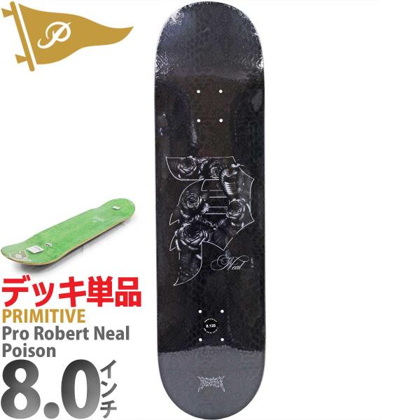プリミティブ 8.125インチ スケボー デッキ Primitive Skateboard Pro ...