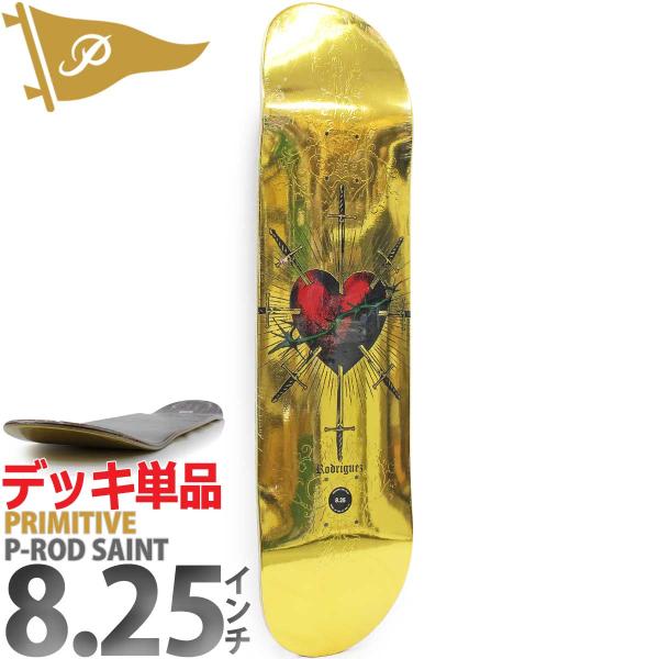 プリミティブ 8.25インチ スケボー デッキ Primitive Skateboard P-ROD...