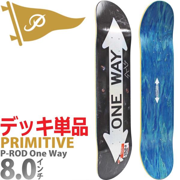 プリミティブ 8.0インチ スケボー デッキ Primitive Skateboard Pro P-...
