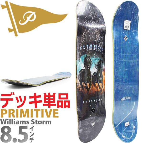 プリミティブ 8.5インチ スケボー デッキ Primitive Skateboard Pro Tr...
