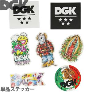 DGK スケボー ステッカー 単品 Dirty Ghetto Krew Sticker 単品 シール スケートボード スケボーステッカー ストリート パーク ランプ 人気 ブランド おすすめ