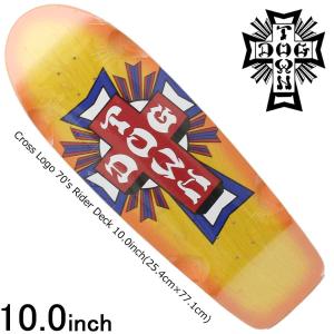 10.0インチ ドッグタウン スケボーデッキ Dod Town Cross Logo 70's Rider Deck スケートボード オールドスクールデッキ クロスロゴ 復刻 人気 ブランド