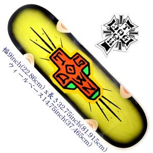 ドッグタウン 9.0インチ スケボー デッキ Dog Town Spray Cross Loose Trucks Deck スケートボード オールドスクール｜cutback2