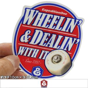エクスペディションワン ExpeditionOne Wheelin Sticker スケートボード スケボー ステッカー シール