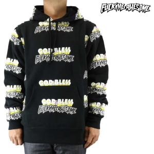 FUCKING AWESOME ファッキン オーサム パーカー スウェット フード God Bless Hoodie トラブル スケートボード スケボー ブランド メンズ レディース｜cutback2