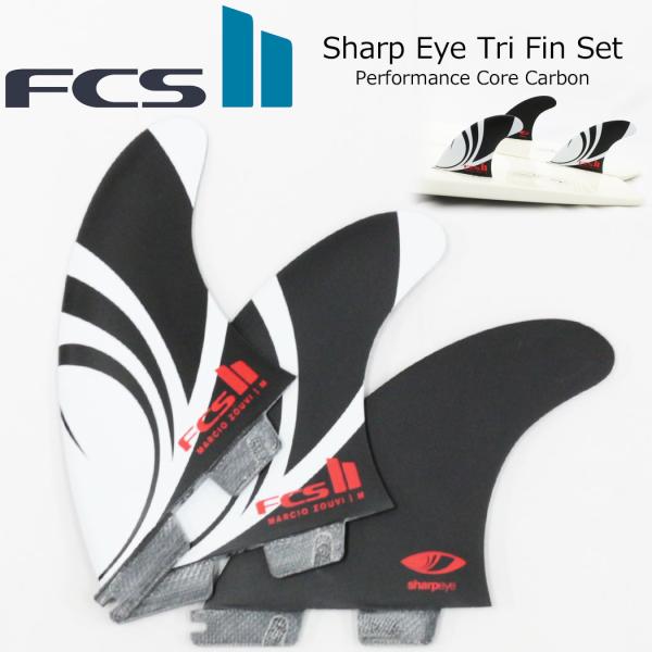 FCS II Sharp Eye Tri Fin Set シャープアイ フィン ショートボード用 F...