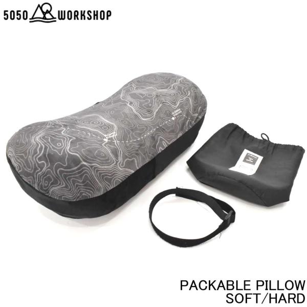 5050workshop PACKABLE PILLOW SOFT HARD パッカブルピロー 折り...