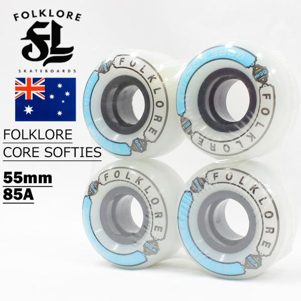 FOLKLORE SKATEBOADING フォークロア スケートボーディング ウィール 55mm ...