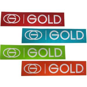GOLD（ゴールド） Bar ステッカー （スケートボード,スケボー,シール,ステッカー)