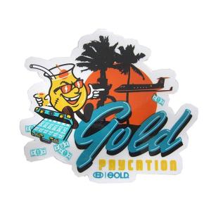 GOLD(ゴールド) Paycation ステッカー (スケートボード,スケボー,ゴールド,GOLD...