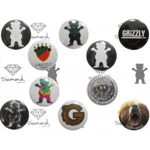 Diamond SUPPLY.CO Grizzly（ダイヤモンド サプライ グリズリー）Button...