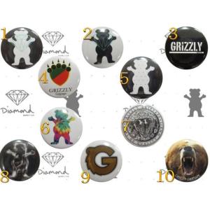 Diamond SUPPLY.CO Grizzly（ダイヤモンド サプライ グリズリー）Button...