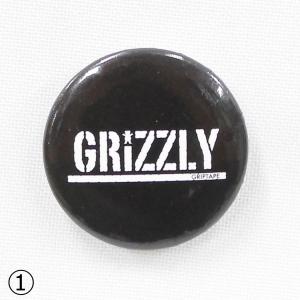GRIZZLY グリズリー 缶バッジ 1個売り...の詳細画像2