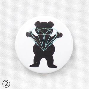 GRIZZLY グリズリー 缶バッジ 1個売り...の詳細画像3