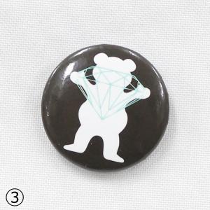GRIZZLY グリズリー 缶バッジ 1個売り...の詳細画像4