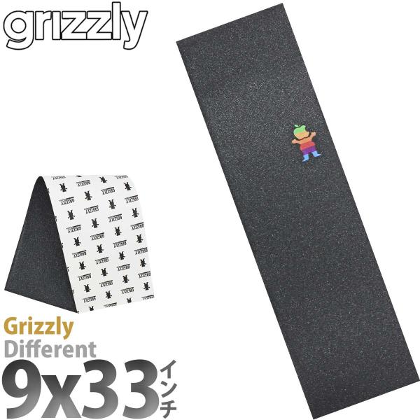 グリズリー スケボー デッキテープ 9x33インチ Grizzly Griptape Differe...