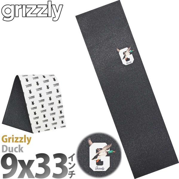 グリズリー スケボー デッキテープ 9x33インチ Grizzly Griptape Duck スケ...