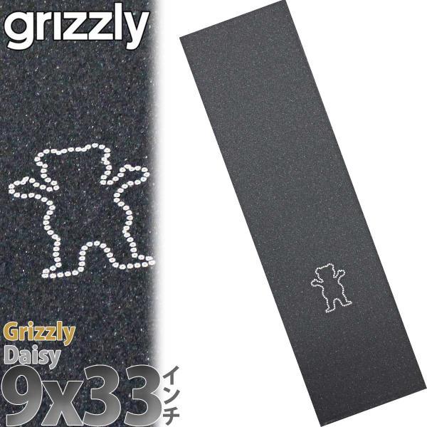 グリズリー スケボー デッキテープ 9x33インチ Grizzly Griptape Daisy ス...