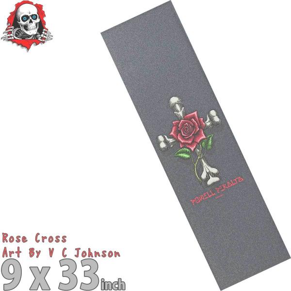 パウエルペラルタ スケボー デッキテープ ローズクロス Powell Peralta Rose Cr...