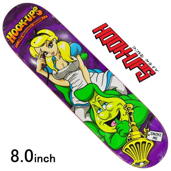 Hook Ups 8.0インチ スケボー デッキ フックアップス スケートボード Alison's ...