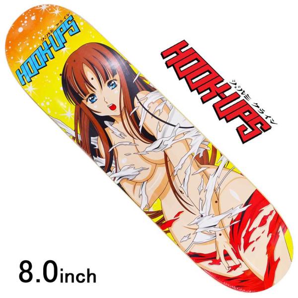 Hook Ups 8.0インチ スケボー デッキ フックアップス スケートボード Shredded ...