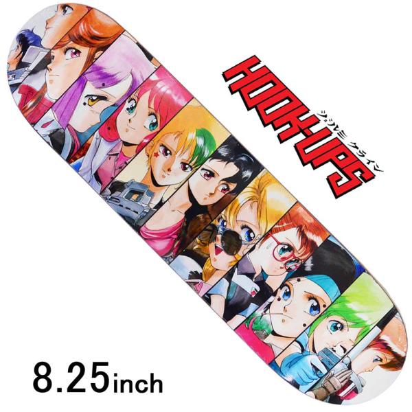 Hook Ups 8.25インチ スケボー デッキ フックアップス スケートボード Bubblegu...