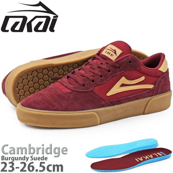 ラカイ ケンブリッジ 23-30cm スケボー シューズ Lakai Cambridge Burgu...
