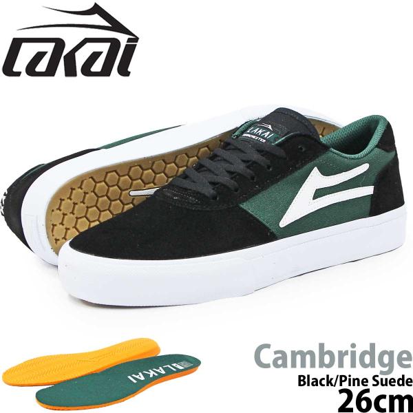 ラカイ マンチェスター 26cm スケボー シューズ Lakai Manchester Black/...
