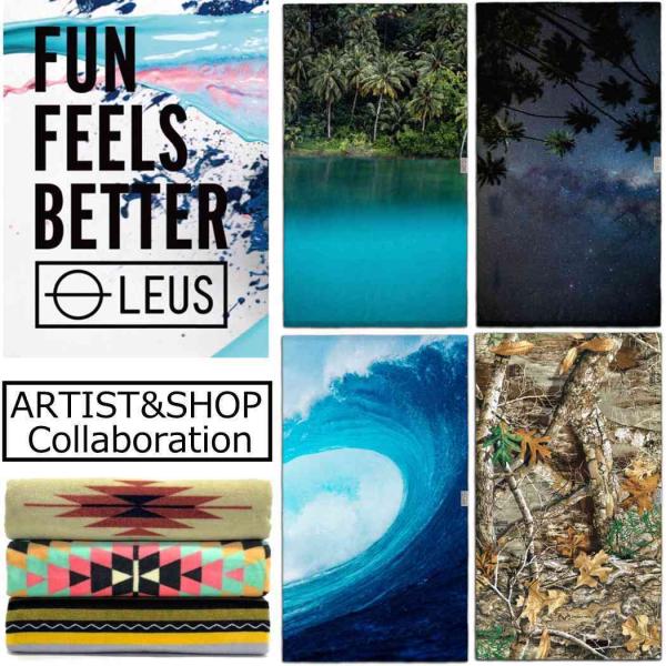 レウス ビーチタオル 大判 Leus Beach Towel サーフ サーフィン ボディーボード 海...