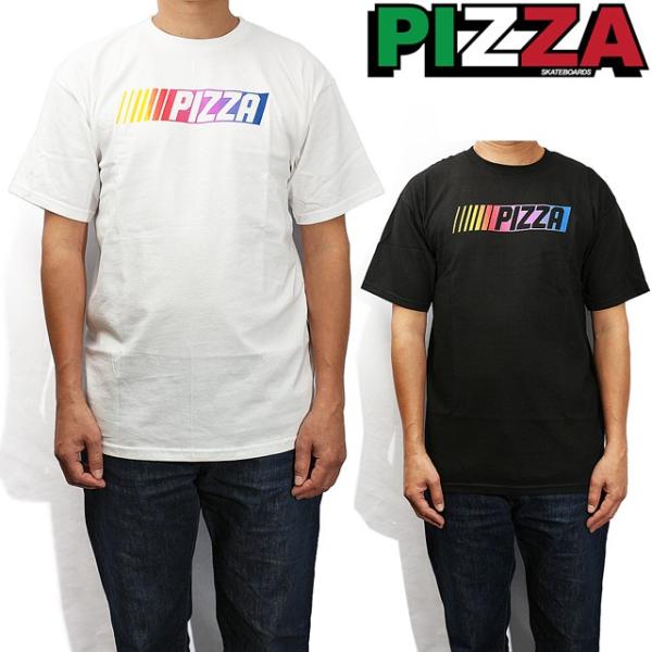 PIZZA SKATEBOARDS ピザ スケートボード Tシャツ メンズ 半袖 Pizza Day...