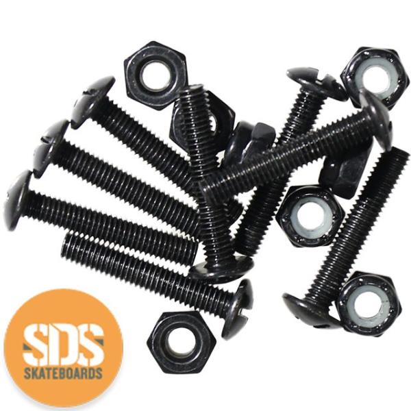 スケボー ボルト ナット 1.25 インチ ボタンヘッド 8本 セット スケートボード スケート ネ...