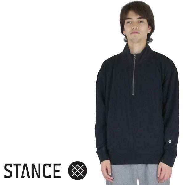 スタンス Stance SHELTER 1/2 ZIP CREW シェルターハーフジップ スウェット...