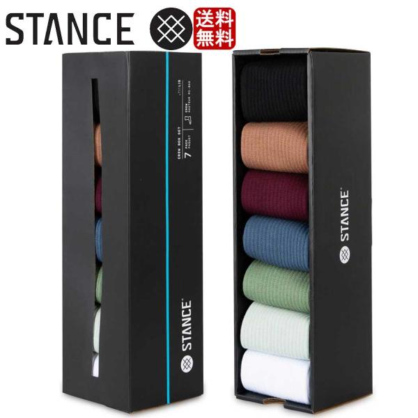 スタンス ソックス 7足セット アイコン クルーソックス STANCE ICON 7-PACK CR...