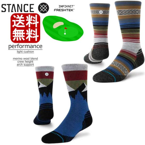 Stance Light Wool Crew Merino Wool Blend with INFI...