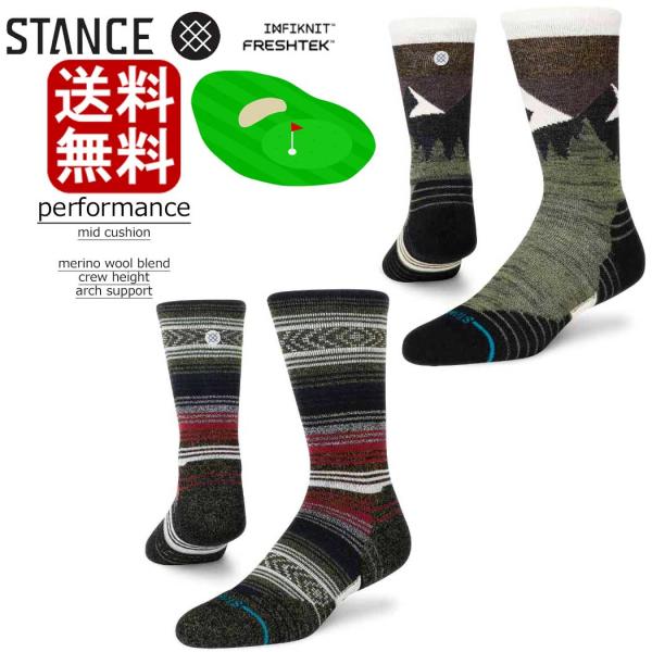 Stance Mid Wool Crew Merino Wool Blend with INFIKN...