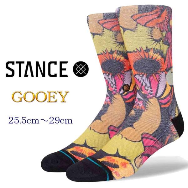 スタンス ソックス 靴下 25.5-29cm Stance Socks Gooey グーウィー メン...
