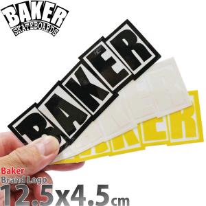 ベイカー スケボー ステッカー ブランドロゴ 約12.5ｘ4.5cm Baker Brand Logo Sticker シール スケートボード スケボーステッカー