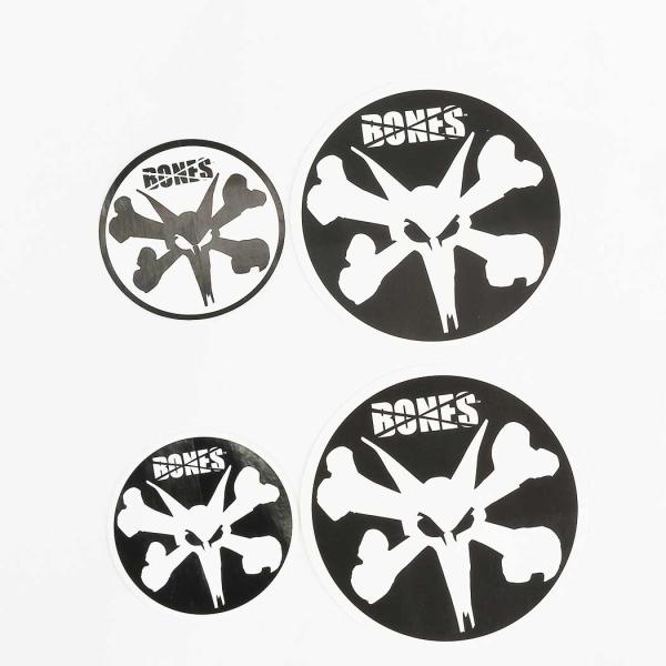 ボーンズ スケボー ステッカー BONES STICKER BASIC LOGO 2枚セット シール...