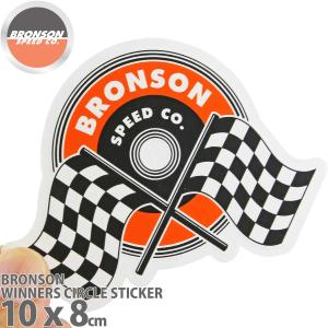 ブロンソン スケボー ステッカー ウィナーズサークル 10ｘ8cm Bronson Speed Co Winners Circle Sticker  スケートボード スケート ランプ シール｜cutback2