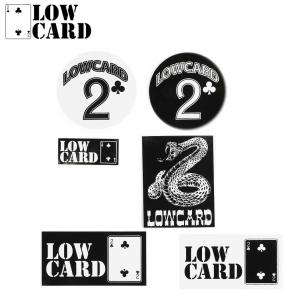 ローカード スケボー ステッカー LOW CARD Sticker シール デカール スケートボード スケボーステッカー 人気 ブランド おすすめ｜cutback2