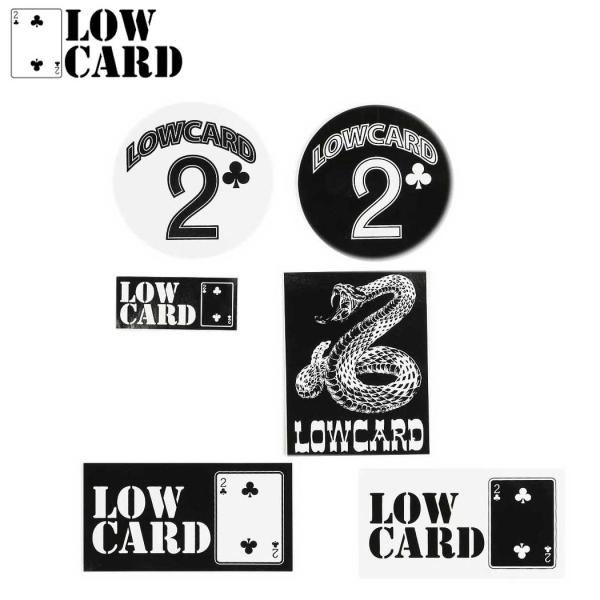 ローカード スケボー ステッカー LOW CARD Sticker シール デカール スケートボード...