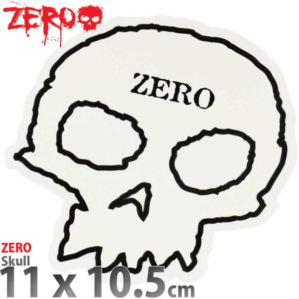 ゼロ スケボー ステッカー ブランドロゴ 約11ｘ10.5cm Zero Skull Sticker...