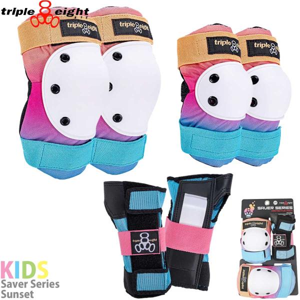 トリプルエイト スケボー キッズプロテクター セイバーシリーズ サンセット Triple eight...