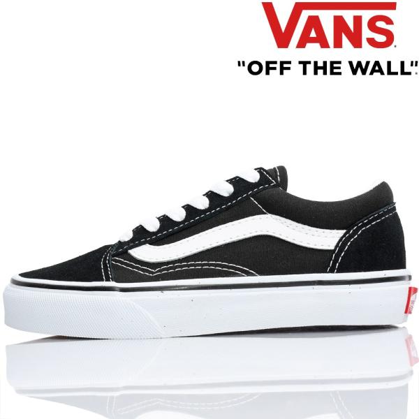 Vans バンズ キッズ スニーカー Kids Old Skool Black / True Whi...