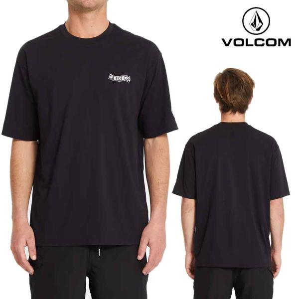 ボルコム  ラッシュガード Tシャツ Pistol Surf Rashguard SST ブラック ...