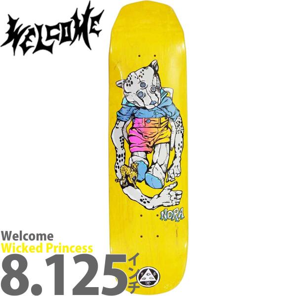 ウェルカム 8.125インチ スケボー デッキ Welcome Skateboards Pro No...