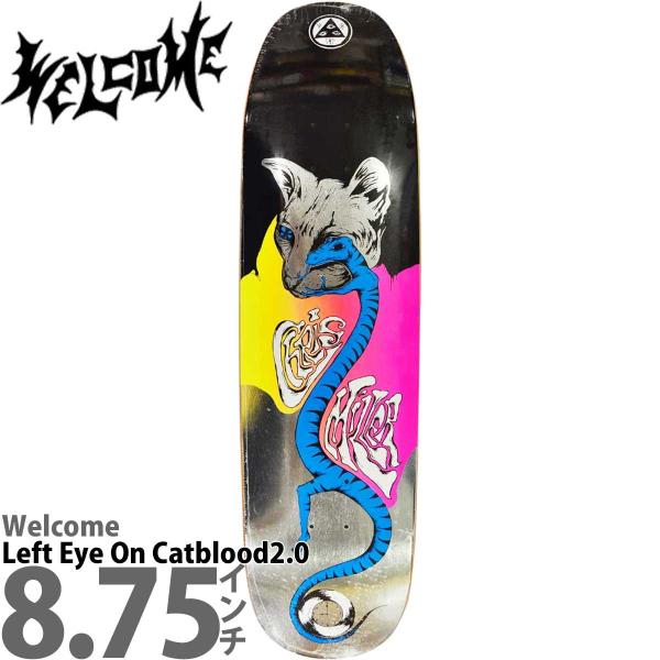 ウェルカム 8.75インチ スケボー デッキ Welcome Skateboards Chris M...
