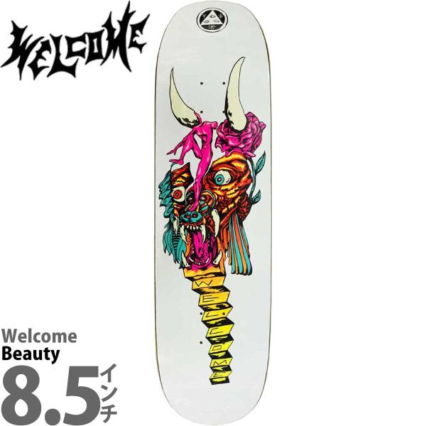 ウェルカム 8.5インチ スケボー デッキ スケートボード Welcome Skateboard B...