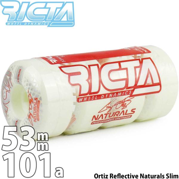 リクタ 53mm 101a スケボー ウィール Ricta Pro Ortiz Reflective...