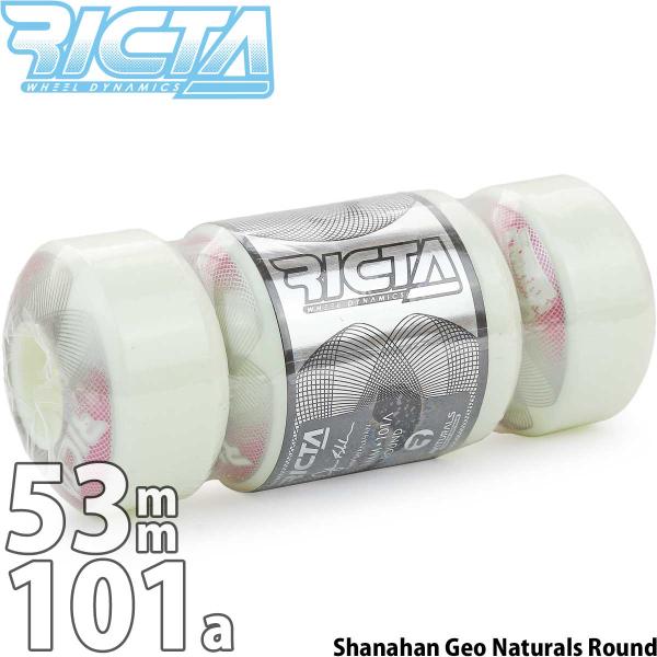 リクタ 53mm 101a スケボー ウィール Ricta Pro Shanahan Geo Nat...